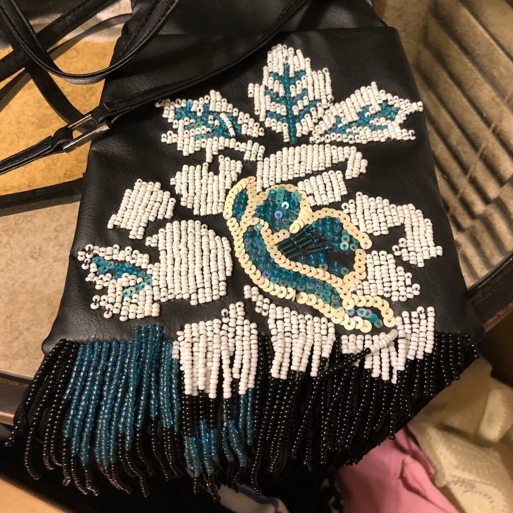 Small sequined Crossbody